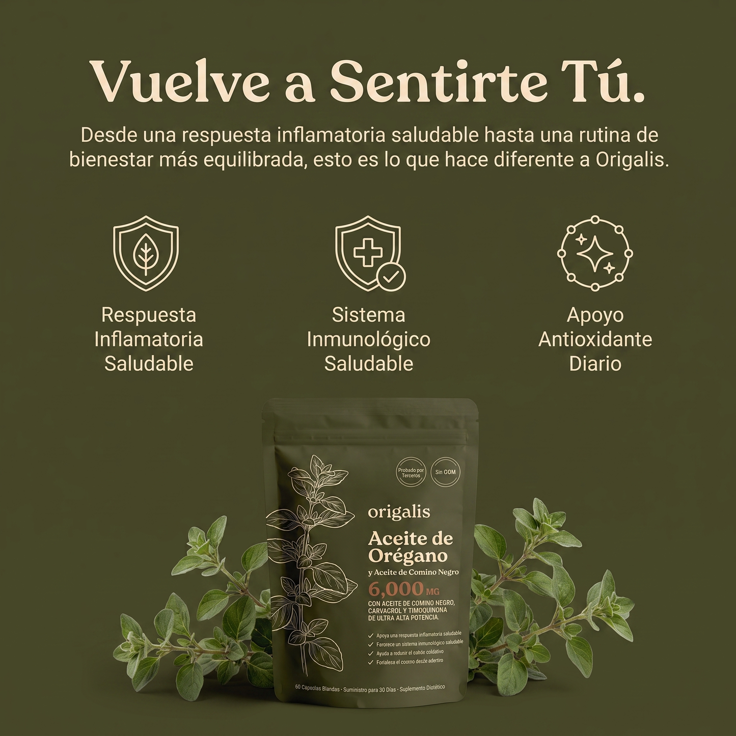Origalis Aceite de Orégano y Comino Negro