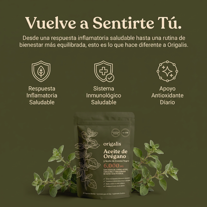 Origalis Aceite de Orégano y Comino Negro